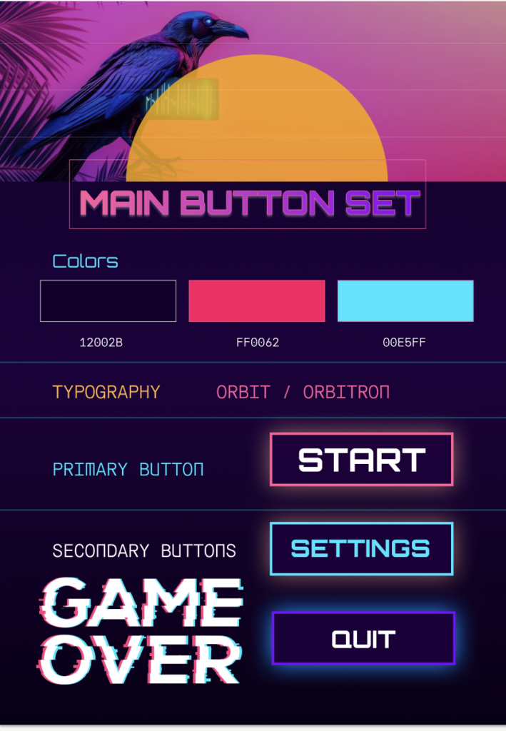 Projects app design button3